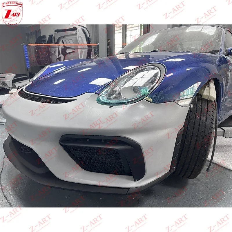 Z-ART 718 GT4 フロントバンパー ポルシェ 987.1 フェイスリフト