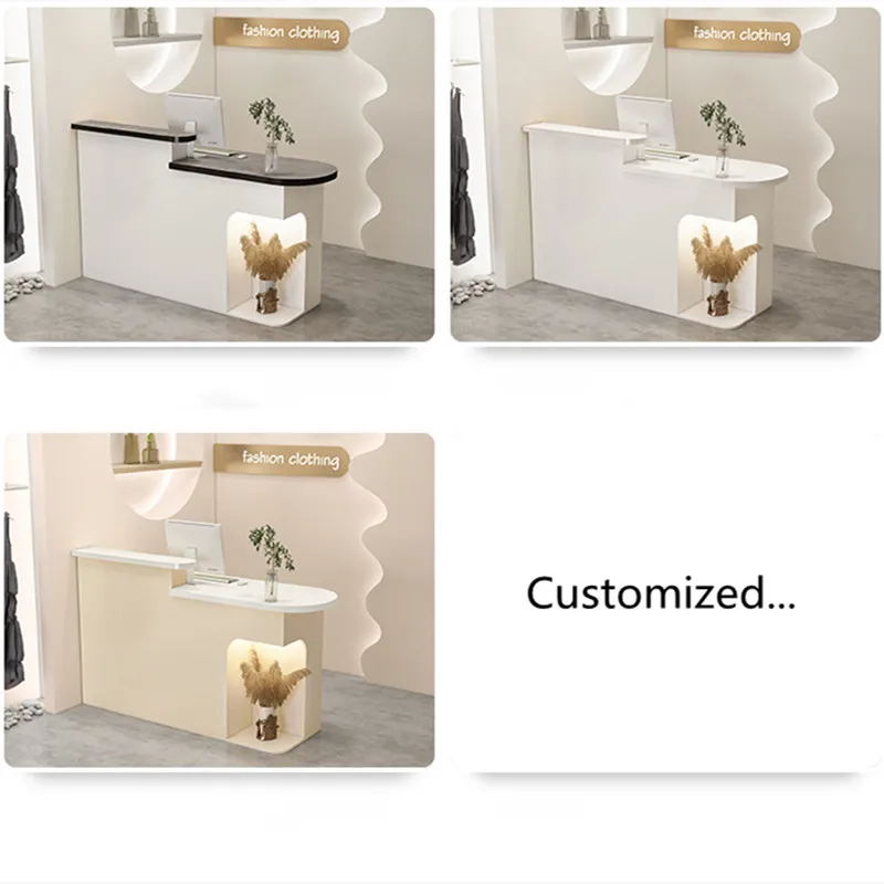 Luxury Modern Beauty Salon Furniture Beauty Salon Reception Desks
