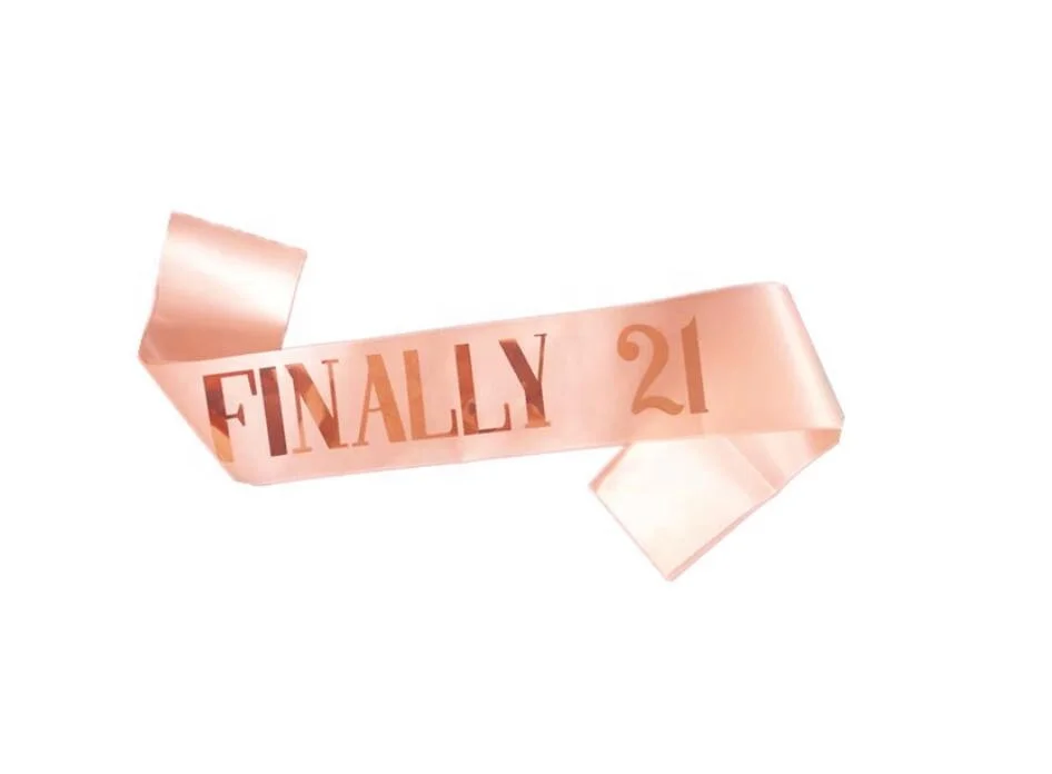 Schärpe & Krone Zum 40. Geburtstag – Roségolden & Fabulous!
