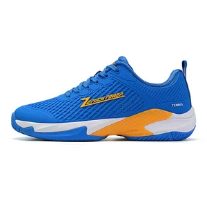 Custom Casual Popular Training Tennis Padel Shoes Strong Elastic Force Men Female Badminton Pickleball Padel Shoes