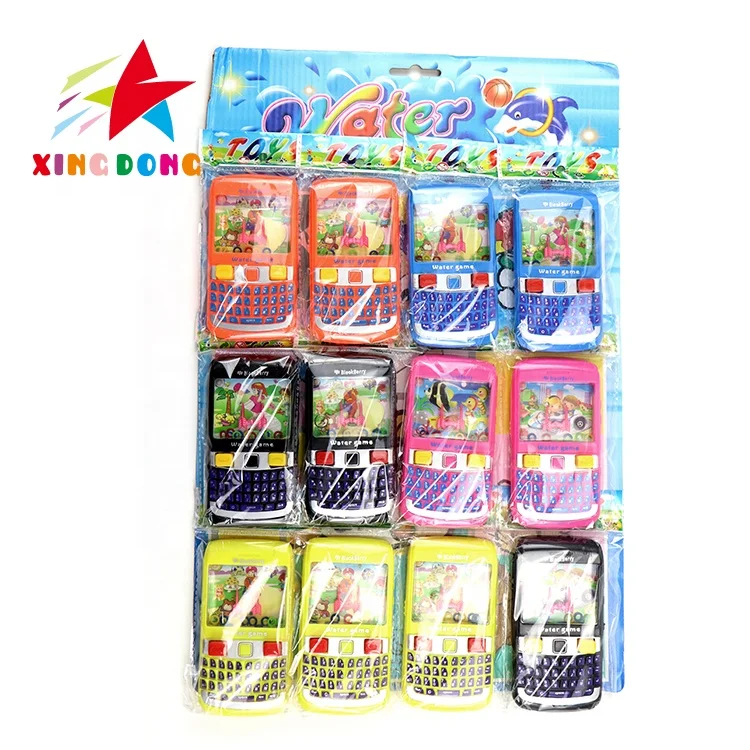 Kids mobile phone toys cartoon phone games play staction toy water game mini machine toys