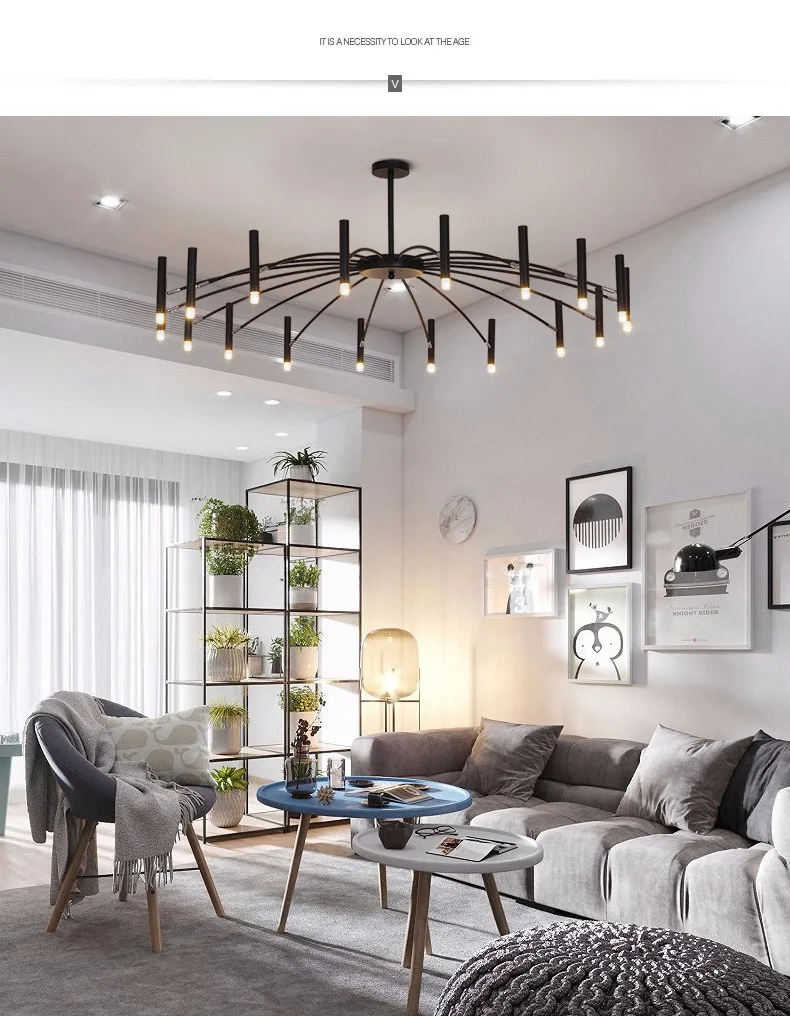 Люстра Ceiling Light Fixtures Iron Chandelier