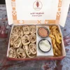 Caja personalizada con recipientes para salsas