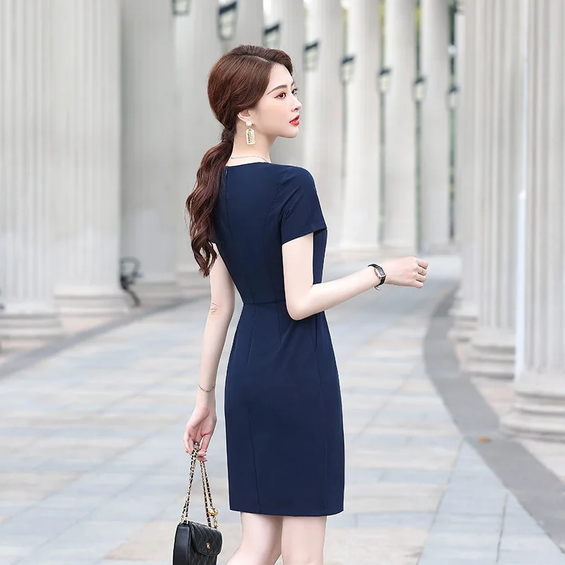 navy blue hostess dress navy blue hostess dress