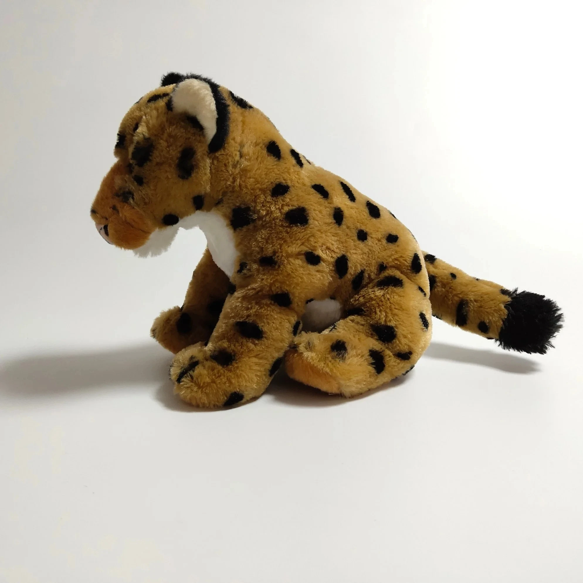 Custom Soft Panther Leopard Stuffed Toy PP Cotton Filled Mother and Child Animal Toys