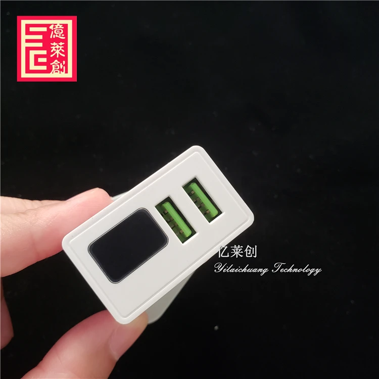 Африканская Лидер продаж быстрое зарядное устройство с 2 Usb-портами 5 В 3 1 А двойное настенное со светодиодным дисплеем для телефона Infinix /Oraimo адаптер путешествий вилкой Стандарта