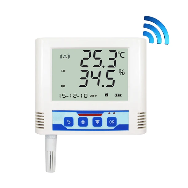 Industrial Wifi Temperature Alarm Sensor Wireless Temperature and Humidity Data Logger