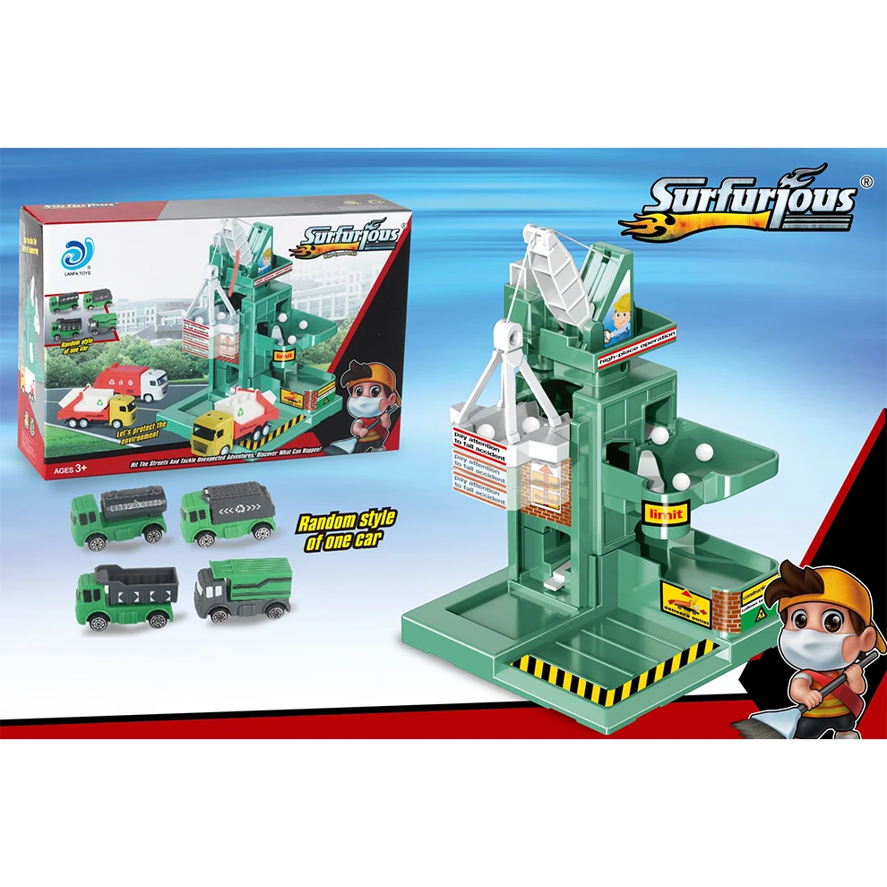 Shantou Detachable Simulation Vehicle Kids Toy Engineering With Balls