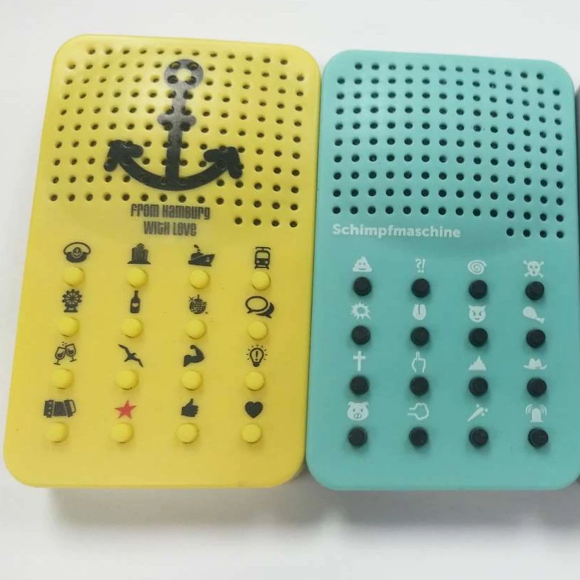 Fun Plastic Talking Sound Button Machine with 16 Effects Baby Gift