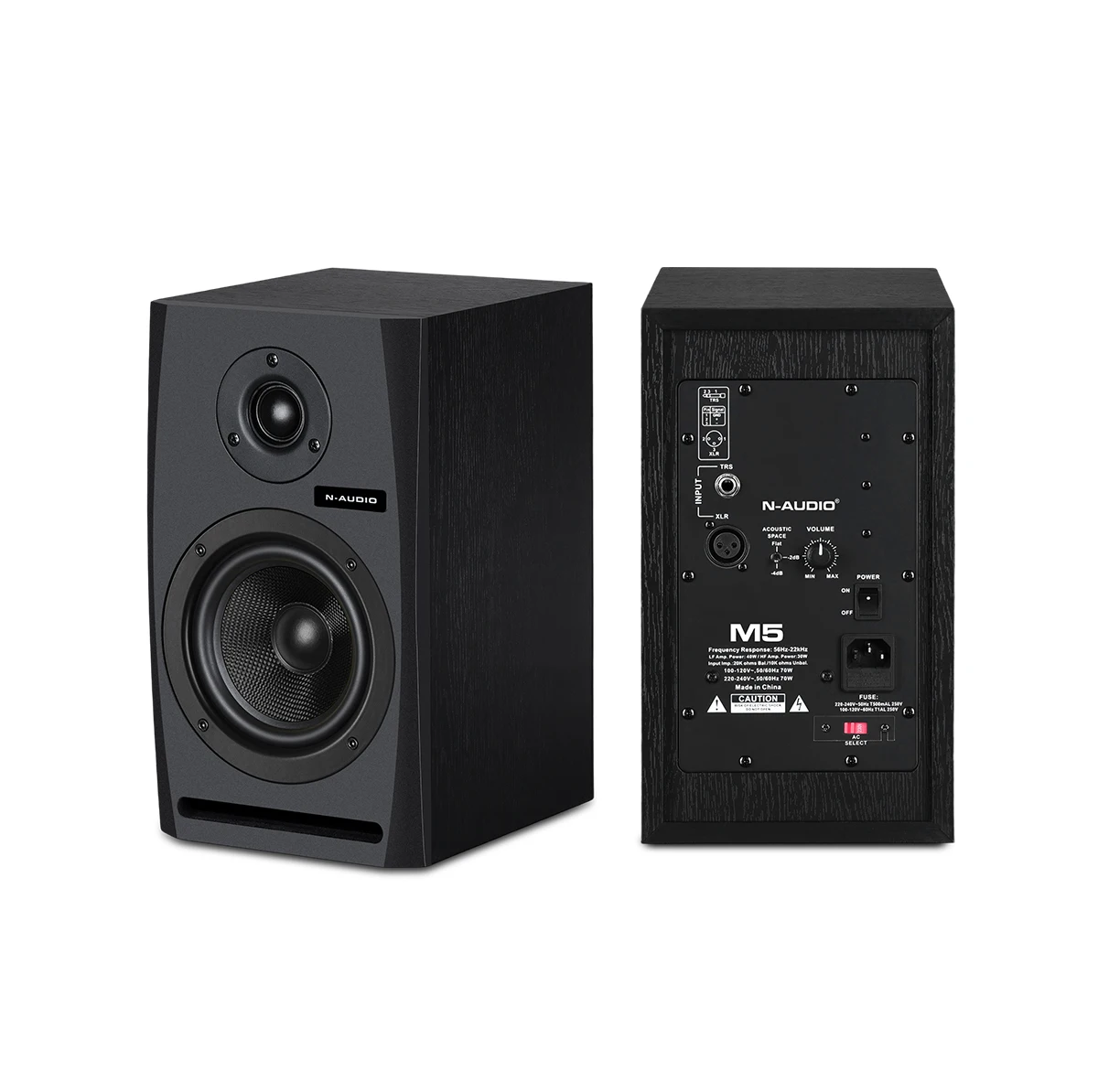 N-AUDIO M5 Active Studio Monitor Speakers Professional Quality