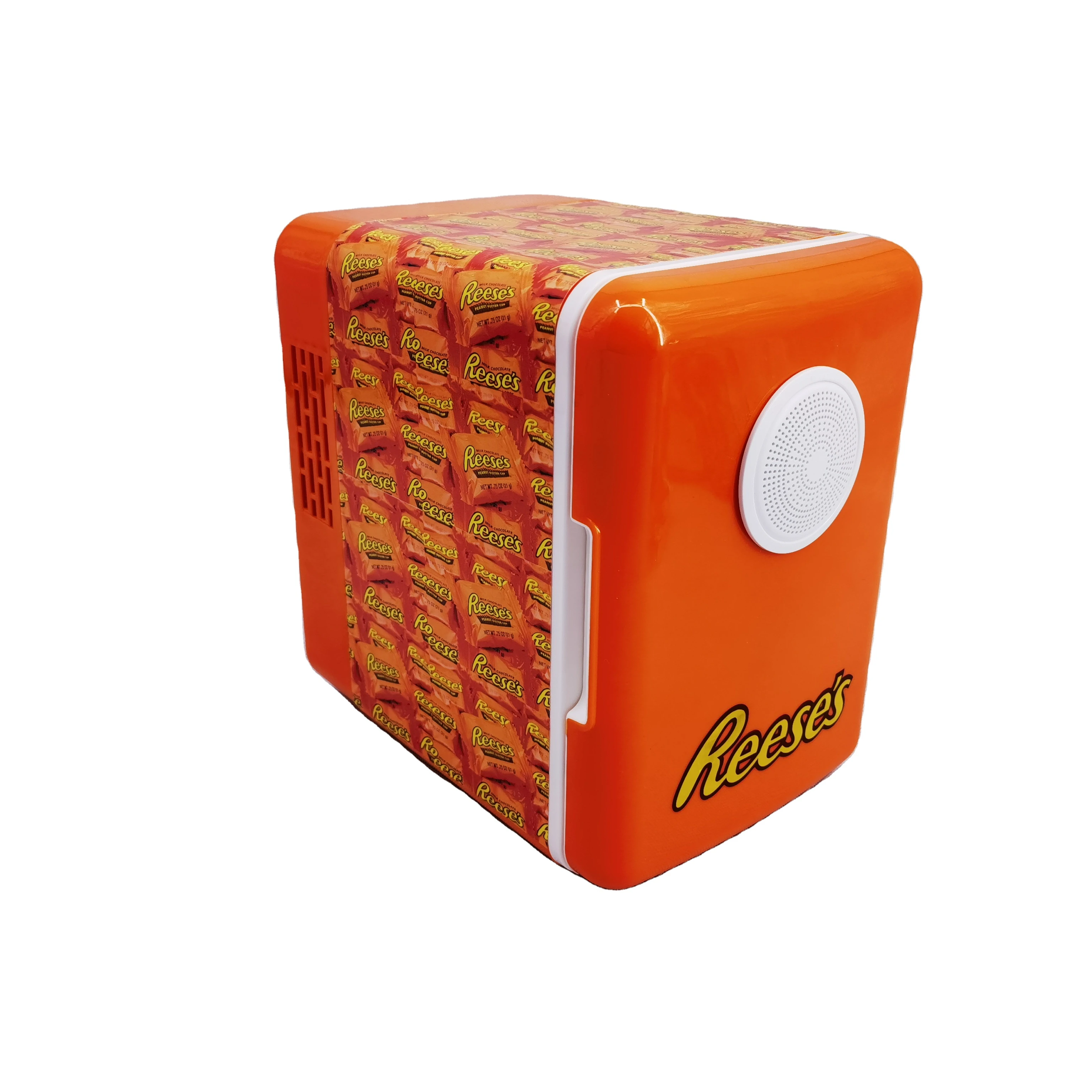 Full Color Wrap Printing Mini Bluetooth Speaker Fridge and Refrigerator for Medicine Beauty Foods Beverages Baby Milk Storage