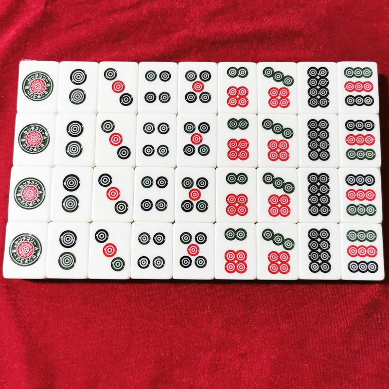 38 # 中国式麻雀牌セット 156枚 ブルー/グリーンボックス| Alibaba.com