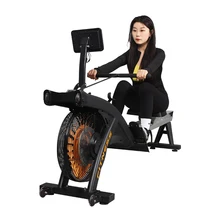 Home Used Gym Fitness Equipment Cardio Exercise Heavy Duty Rowing Machine Custom LOGO Magnetic Air Rower