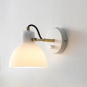 Simple Glass Wall Light Up/Down Adjustable Wall Spot Light Industrial Designed E27 Sconces Indoor Retro Wall Lamps Home Decor