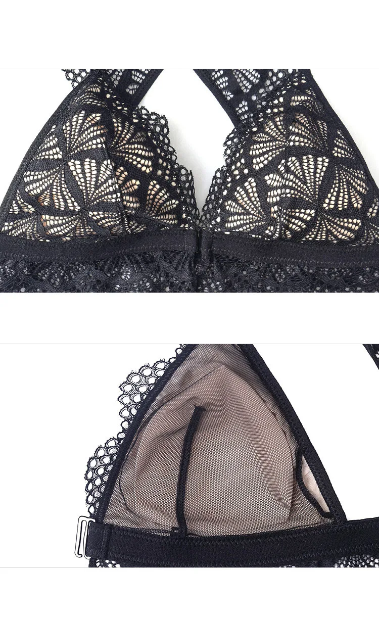 High Quality Beauty Butterfly Back Push Up Wirefree Front Closure