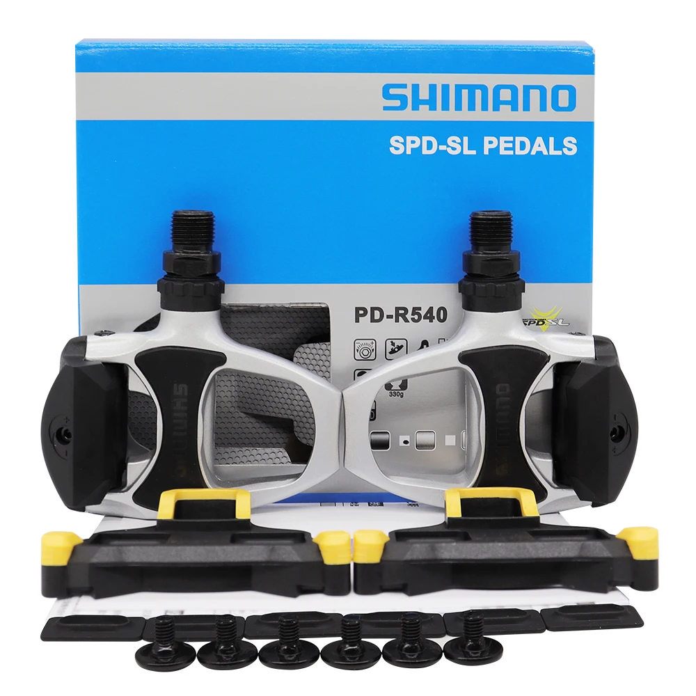 SHIMANO - 新品未使用 シマノ PD-R540 SPD SL PEDAL プロチームデザイン Shimano PD-R540-LA Light Action SPD-SL Pedals - Lakeshore