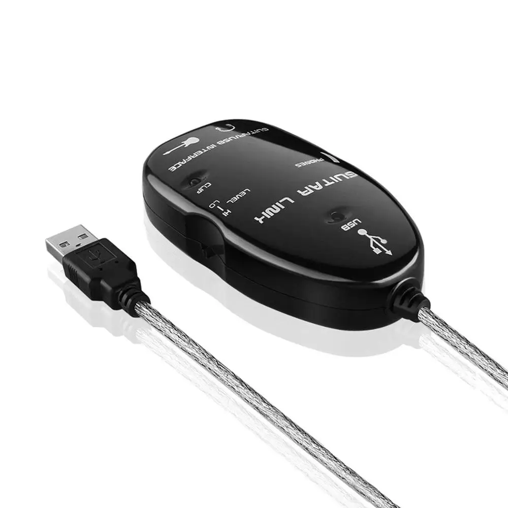 Adaptateur Guitare Vers USB - Enregistrement Sur PC/Mac - Câble Interface Audio Avec Logiciel