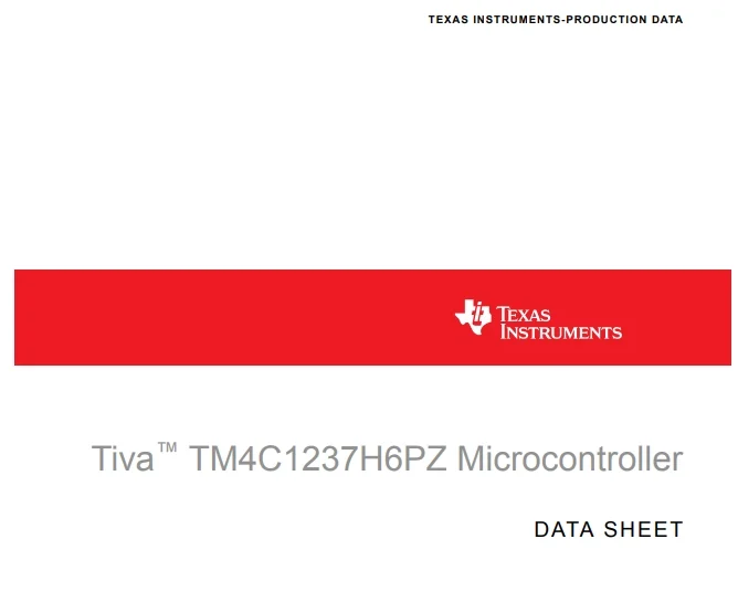 Hot sale Original TM4C1237H6PZI IC ARM Cortex-M4F Microcontroller IC 32-Bit Single-Core 80MHz 256KB (256K x 8) FLASH 100-LQFP