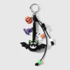 1 black bat keychain