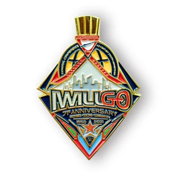 12 Years Factory Custom World path finder day pin 2021 official general conference camporee lapel Pin