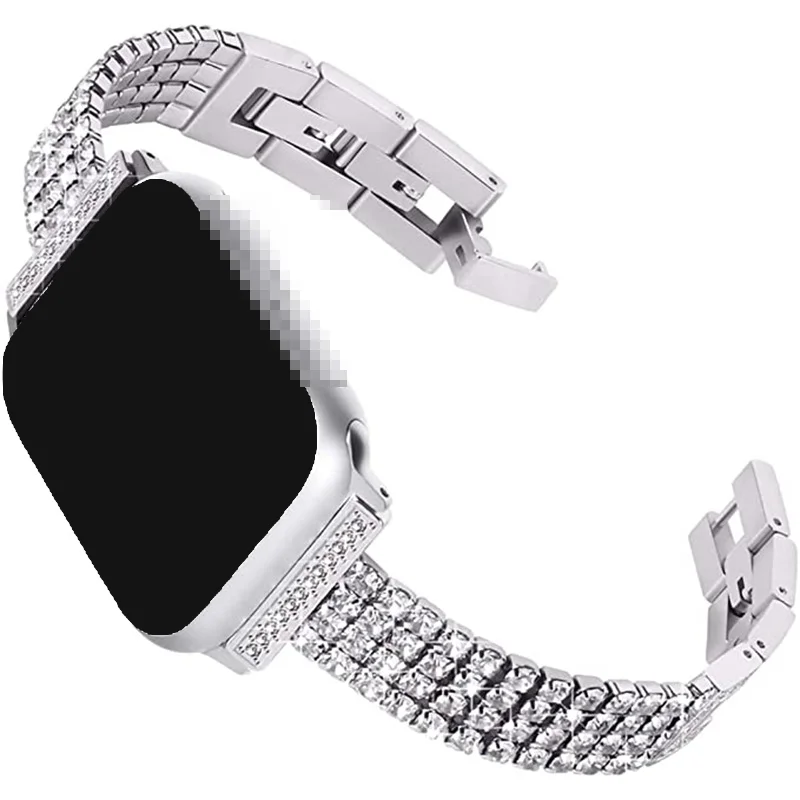 Elegant Diamond Apple Watch Bracelet Band 45/49/41mm