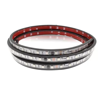 12V 24V 60 Car LED Tailgate Light Red Running Turn Signal Brake Reverse Backup Tail Light Strip PVC IP67 80 IP 67 RGB A80 Led 85