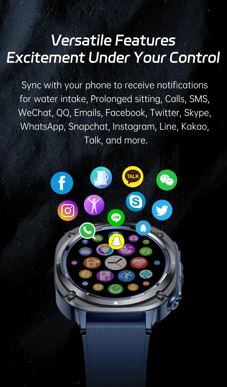 S90 Smart Watch with Flashlight 1.39Inch BT Call Heart Rate Sleep Monitoring Sports Smartwatch for Men Women 2025