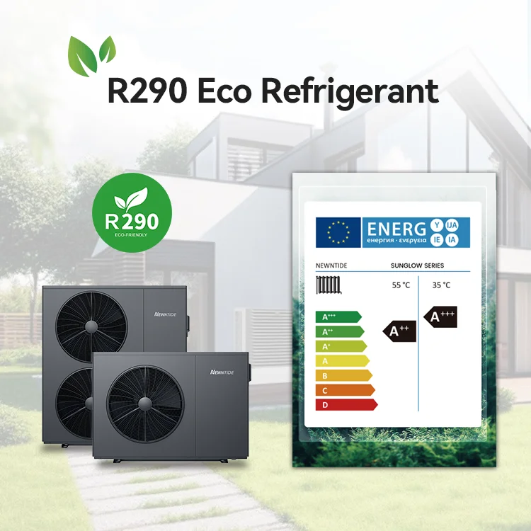 Efficient 6KW-16KW Inverter Heat Pumps for Hotels Homes