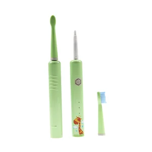 Child Cartoon Toothbrush Electric Custom Rechargeable Daily Use Reusable USB Intelligent Tooth Brush OEM Label