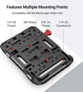 Small Rig V Mount Battery Plate, V-Lock Mount Battery Plate Quick Release Plate - 2988 detail image