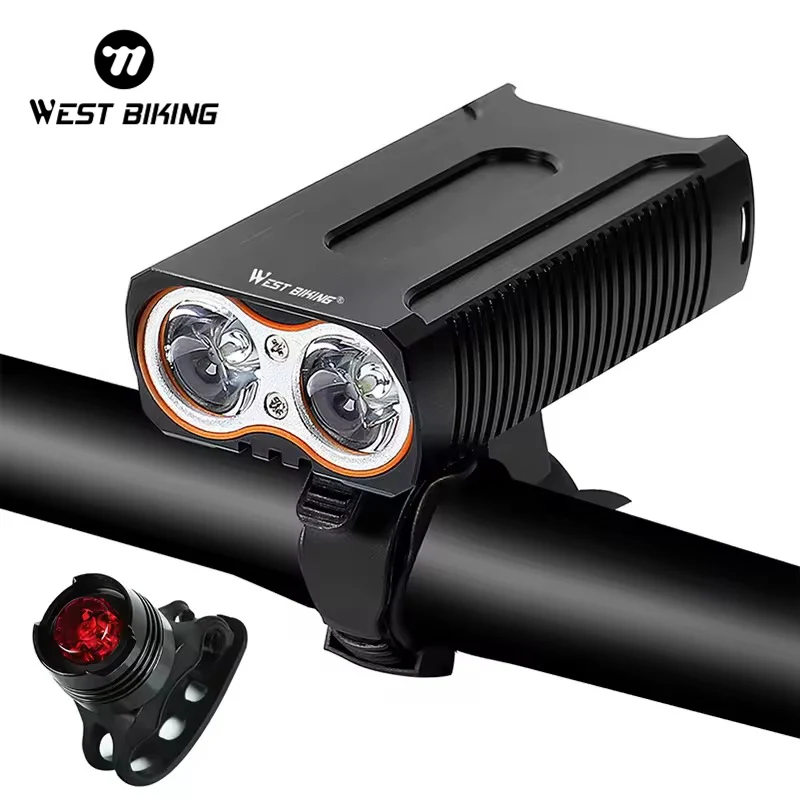 ZVD Set Luci LED Per Bicicletta Con Telecomando Wireless 5mt - 5 Modalità, Clacson 120dB, Batteria 700mAh USB - 5