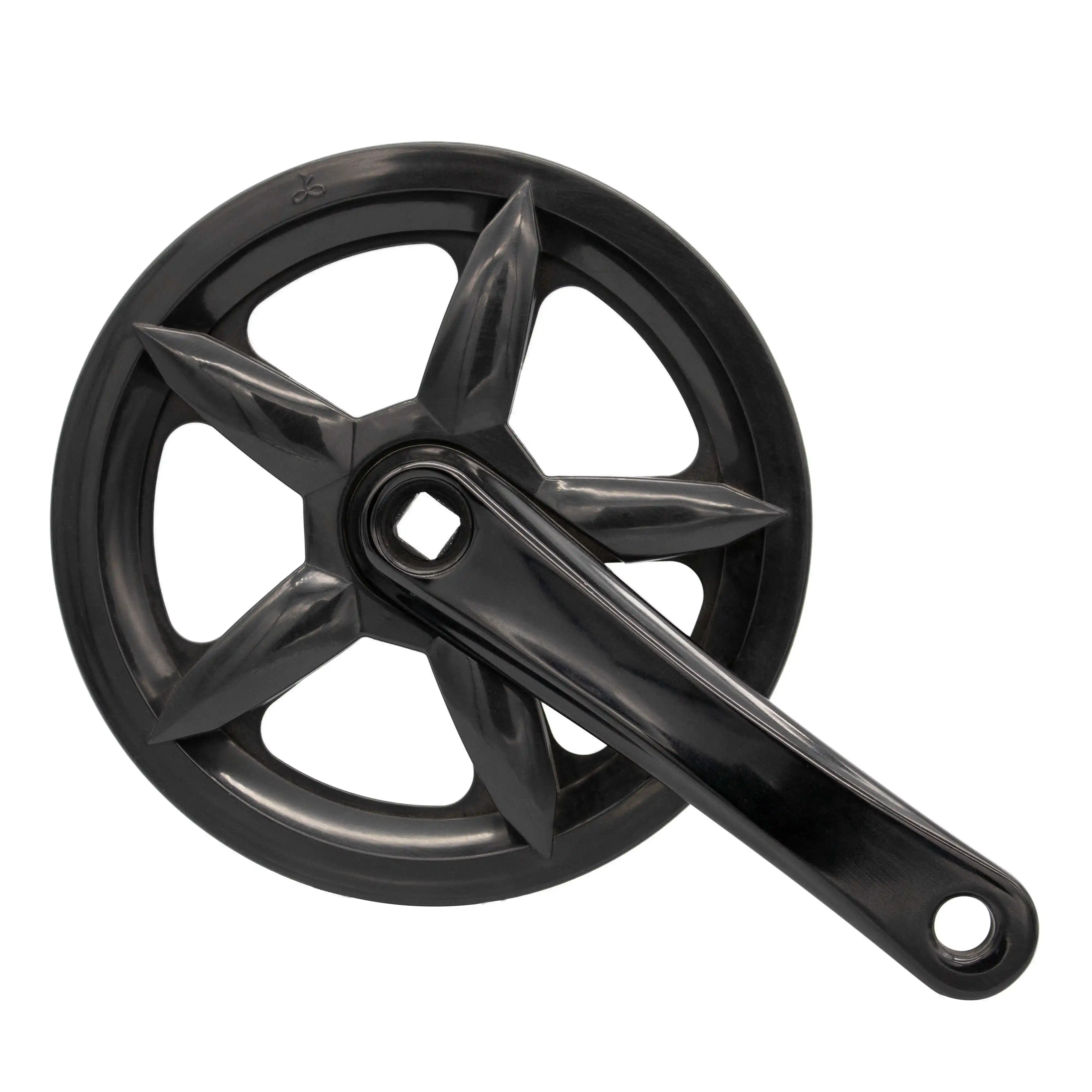 Jiankun 40T Single-Speed Steel Crankset with Plastic Cover