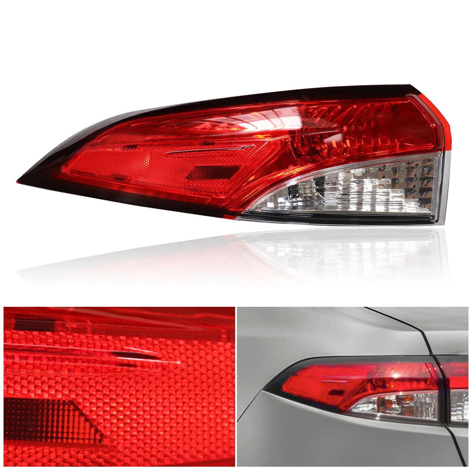 Saivis usa model outer side Tail Light Assembly Rear tail lamp For Toyota Corolla LE SE 2020 2021