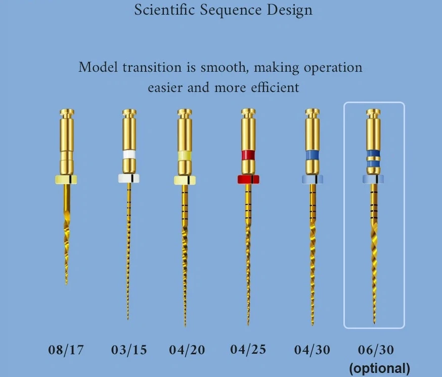 Niti Denta TC Files teeth root canal file with high Flexibility Root Canal Forming System supplier