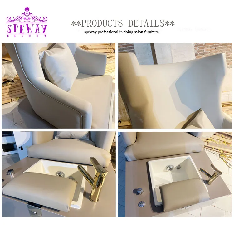 Nails Supplies Salon Luxury Pedicure Chairs No Plumbing Spa Jetted