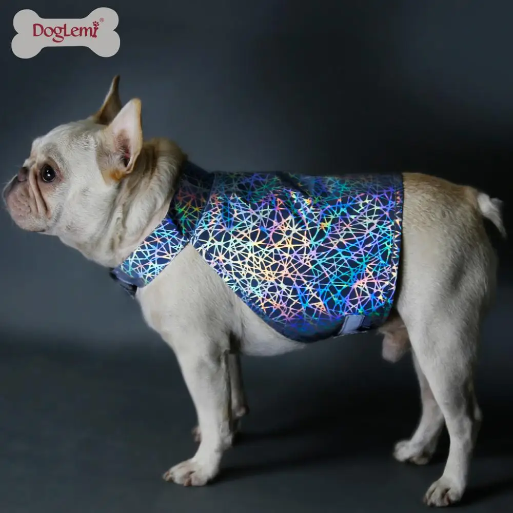 Пользовательские Собака светоотражающий жилет высокое качество, полиэстер безопасности собака жилеты