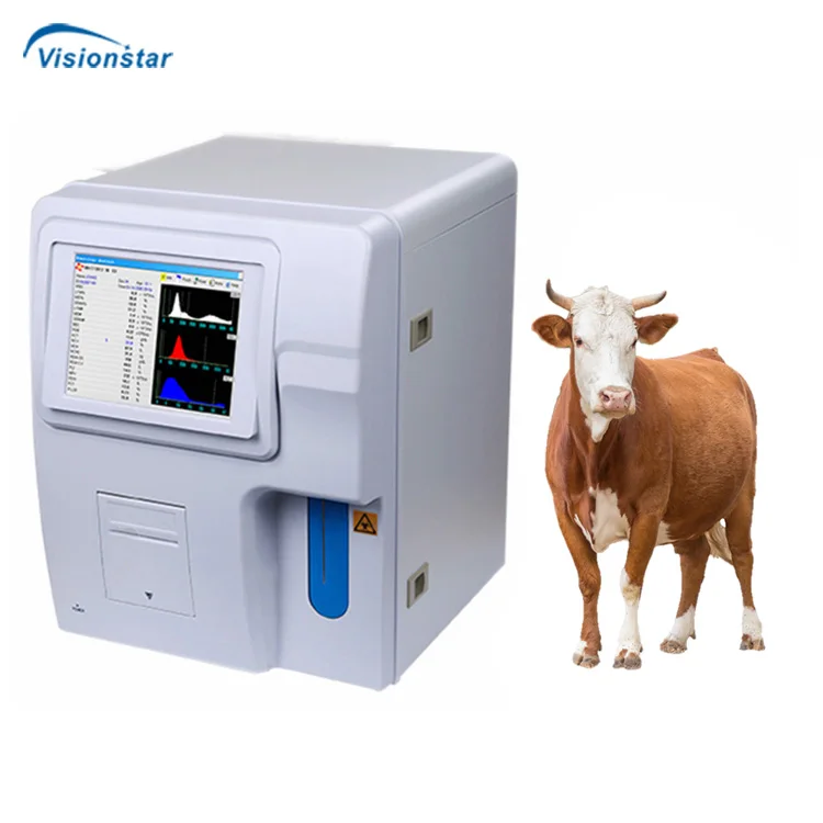 Animal Pet Automatic CBC Blood Test Machine for Dogs Vet Hematology Analyzer Price