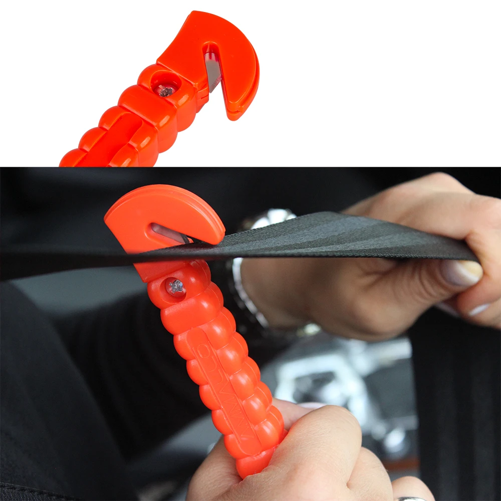 Mini Car Safety Hammer Life Saving Escape Emergency Hammer Seat Belt ...