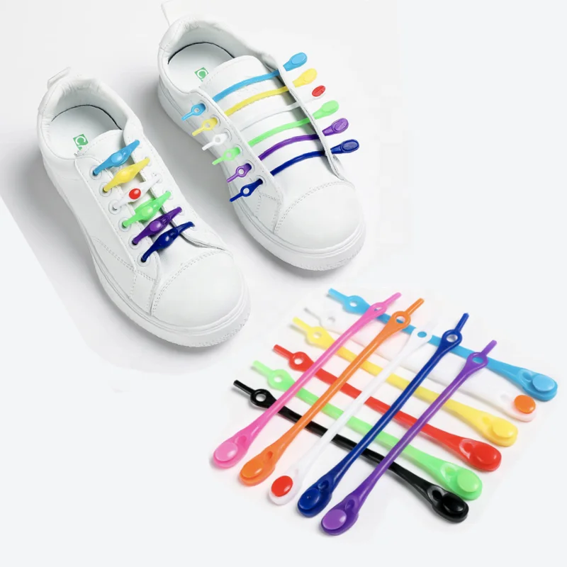 lazy elastic silicone shoe laces