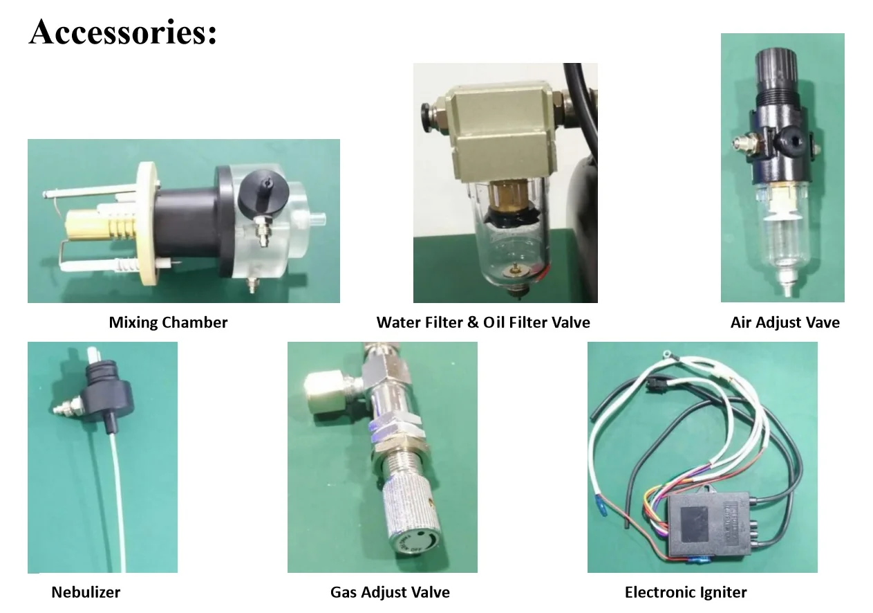 AELAB Digital Flame Photometer Laboratory Spectrometer for 2 3 5 Elements K NA LI CA BA