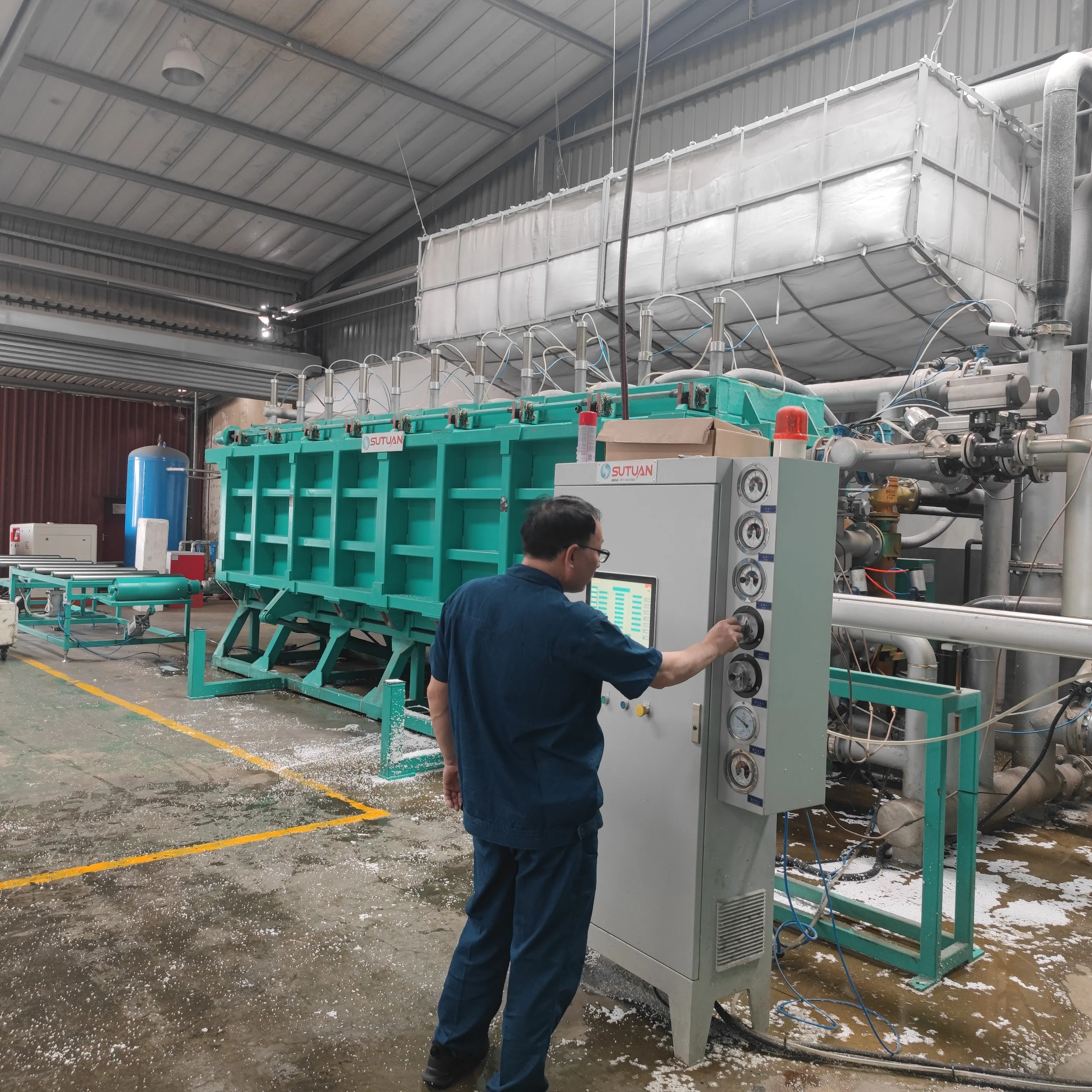 Horizontal EPS Board Machine - Polystyrene/Styrofoam Foam Block Production Line