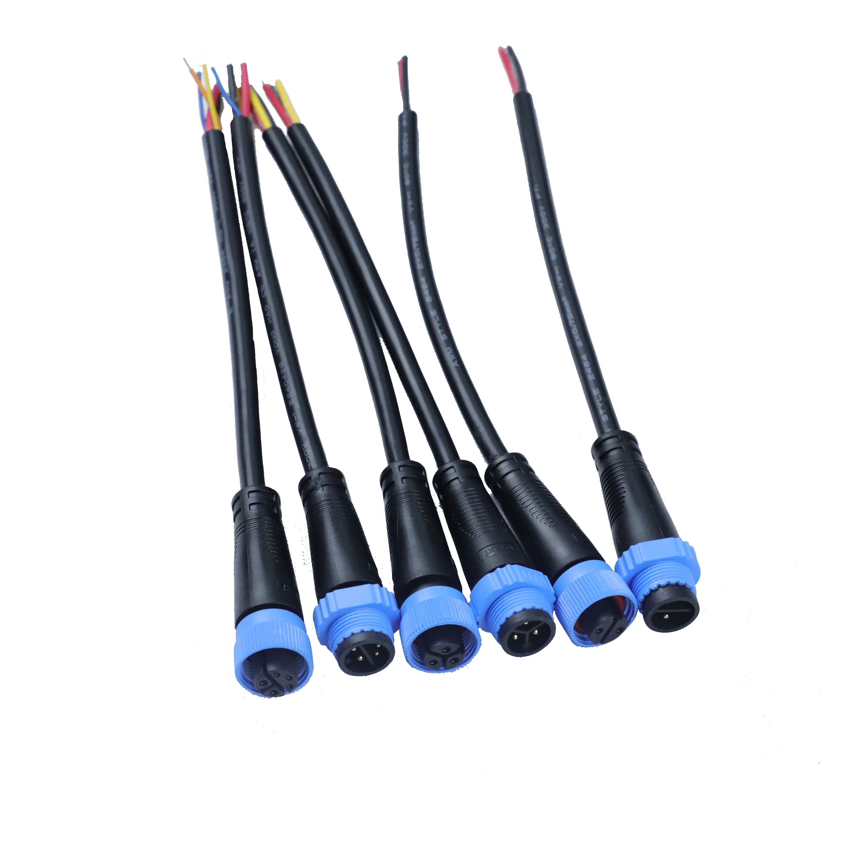 2 Pin 3 Pin Waterproof Cable Connector Ip67 Outdoor Electrical Cable