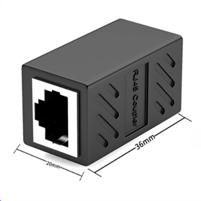Cable Extender Rj45 Cat 5 Cat 6 Cat6a Cat7 Coupler Extender Connector 8p8c Network