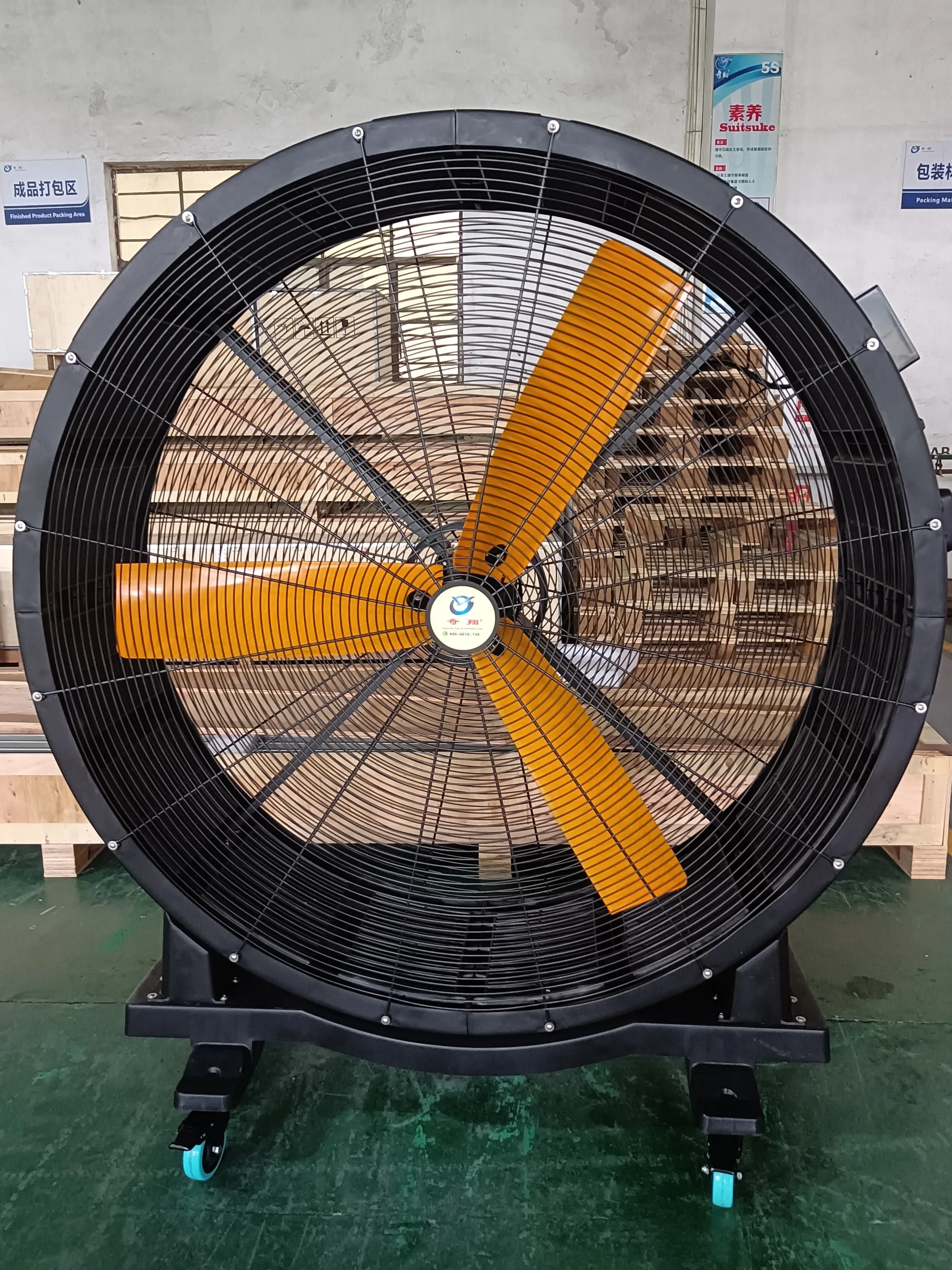 Pedestal Fan, 1.25m/1.5m/2m, Axial, Stainless, Steel - detail 4