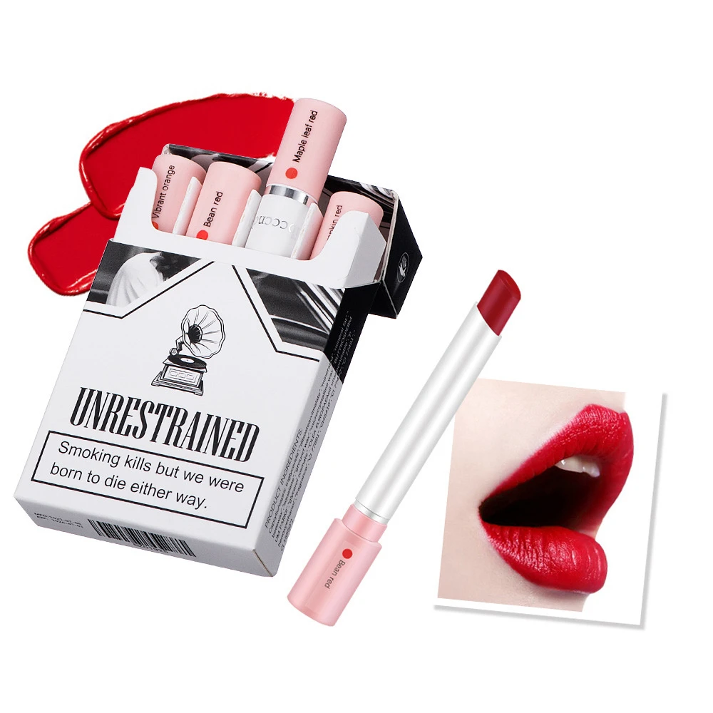 colorful cigarette lipstick Lakerain Matte Set Cigarette?? no, it's lipstick special