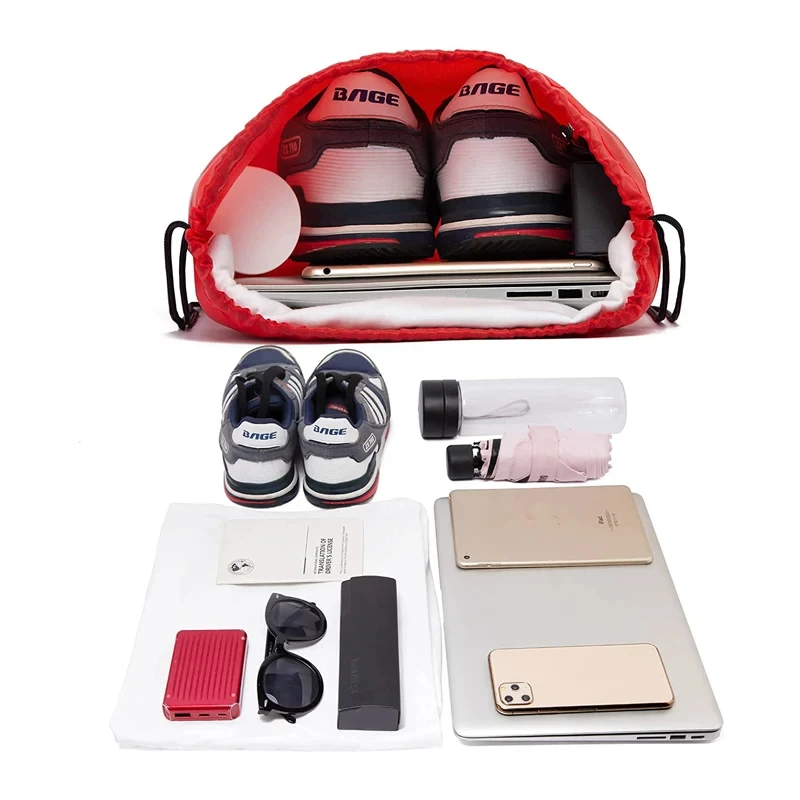 Wholesale Custom Logo Polyester Drawstring Backpack Eco-Friendly Oem Traveling Sling Bag with Cartoon Pattern Promotional