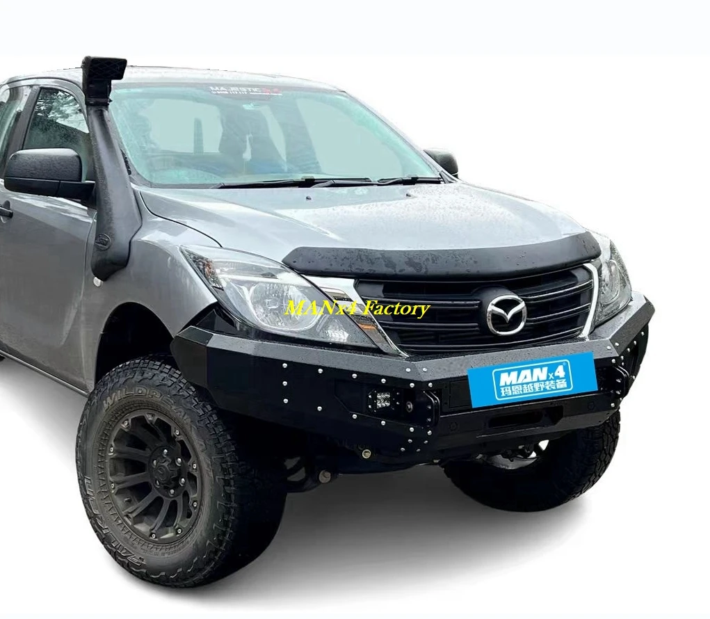Rockarmor Elite Hoop Steel Bullbar - Mazda Bt-50 2011-2020 (Bumper Cut)