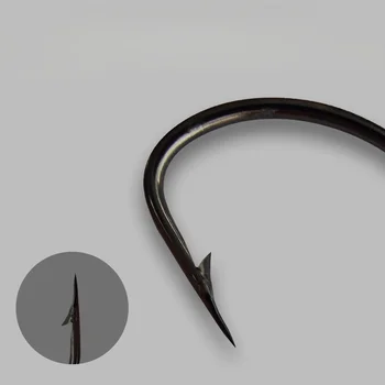 Enhanced Wide Gap Crank Hook, Lure Fishing Offset Hook for Texas Rig, Soft Bait Worm Hook, Fishing Tackle – Soft Lure – view 4