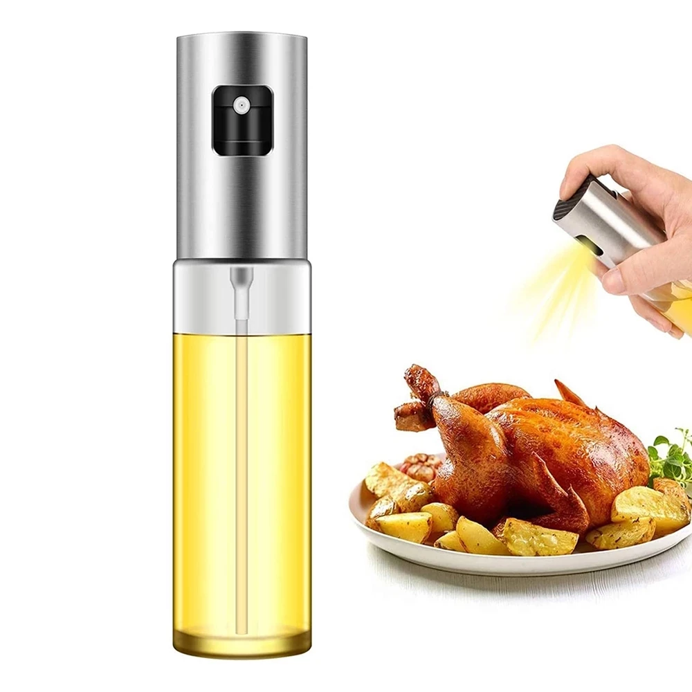 Portable Cookware Tools 100ml BBQ Sprayer Oil Glass Bottle Dispenser Cooking Oil Mist Sprayer