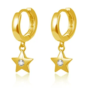 POLIVA 925 Fashion Earrings Jewelry Women Gold Plated Sterling Silver Earrings